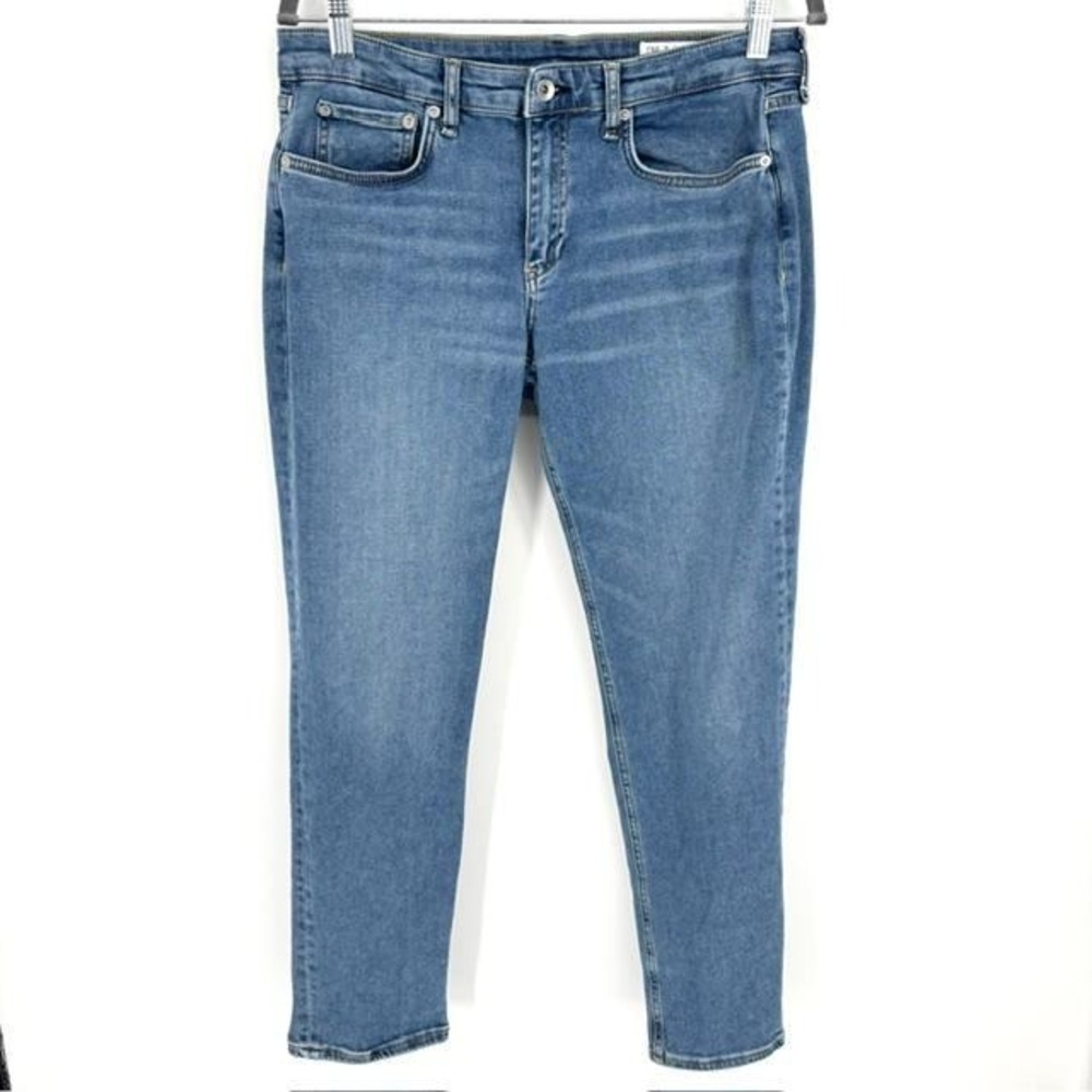 Rag‎ & Bone Dre Low Rise Slim Boyfriend Ankle Jeans Size 29 Quartz Medium Wash